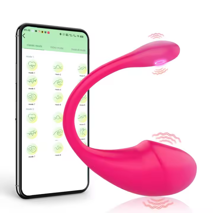 Vibrador Inalámbrico Bluetooth Huevo de Estimulación Clitoris Controlado por APP - 1