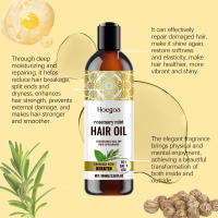 HOEGOA Aceite para el cabello de masaje diario suave, nutritivo e hidratante de menta y romero - details 6