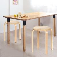 Estructura sólida y firme, para comedor, dormitorio, pasillo, natural, paquete de 2 - details 1
