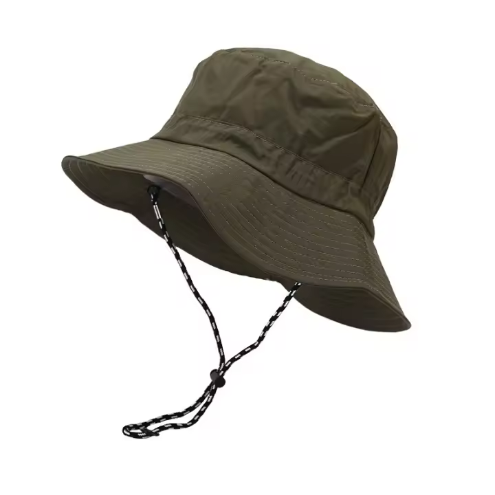 Gorros de pescador de secado rápido para hombre y mujer, protección solar Anti-UV para exteriores, sombreros panamá impermeables para acampar, sombreros de cubo plegables Bob - 1