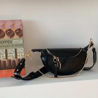 Bolso Cruzado de Cuero Falsio Elegante Correa de Cadena Chic, Diseño Sólido, Cierre de Cremallera, Perfecto para Uso Diario, Viajes y Actividades al Aire Libre - details 15