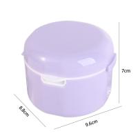 Caja de limpieza para cuidado bucal de doble capa, contenedor para protector bucal, estuche de almacenamiento Dental, estuche de baño para dentadura postiza - details 8