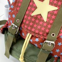 Mochila de gran capacidad con dibujos animados de Lucky Star, mochila escolar con cordón y múltiples bolsillos de estilo coreano, bolsa de nailon Y2K para senderismo y acampada para estudiantes - details 9