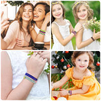 Kit para hacer pulseras de la amistad, Juego popular para hacer pulseras de cuerda, manualidades, Artes y usos - details 2