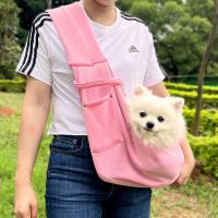 Bolso bandolera transpirable para mascotas, bolso de mano cómodo para perros de gran capacidad con bolsillo manos libres - details 12