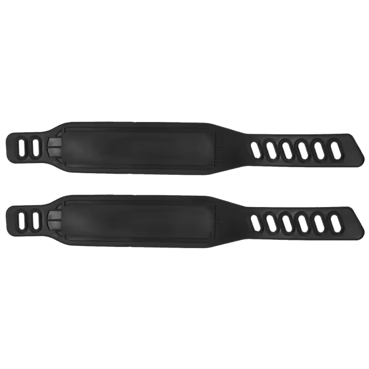 Correas de Pedal de bicicleta de ejercicio, correas de Pedal de bicicleta ensanchadas para bicicleta de ejercicio, ciclo estacionario, hogar o gimnasio, 2 pares - 1