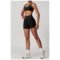 Fiess Sujetador de yoga para mujer, parte de atrás bonita, top deportivo de nailon, sujetador cruzado sexy transpirable, adecuado para gimnasio de mujer - details 28