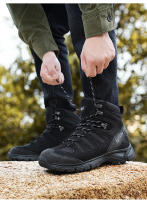 Botas de entrenamiento de combate tácticas para hombre, zapatos de senderismo de respuesta rápida antidesgaste para acampar al aire libre, zapatillas de pesca y caza - details 10