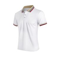 Camisa Polo De Algodón Transpirable Para Hombre Verano Estilo Casual Oficina Moda Marca Manga Corta Top Striped Calidad Superior - details 6