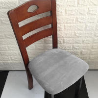 Fundas para cojines de asiento súper suaves de tela de terciopelo, fundas elásticas para sillas, para Hotel, banquete, comedor, sala de estar, 1/2/4/6 piezas - details 8