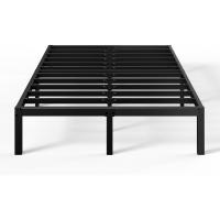 Marco de Cama de Metal Negro (160 x 200 cm Altura 36 cm Almacenamiento Bajo de la Cama) - details 9