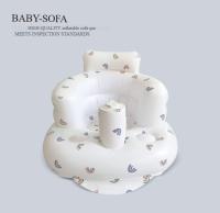 Bebé aprender a sentarse silla plegable pequeño sofá inflable taburete bebé aprendizaje asiento juguetes para niños - details 3