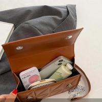 Bolso de hombro de diseñador a la moda para mujer, bolsos con asa de cuero PU, bolsos cruzados con correa de cadena para mujer - details 25