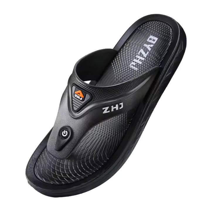 Chanclas para hombre, duraderas, antideslizantes, de suela gruesa, sandalias de playa de verano para exteriores, a la moda. - 1