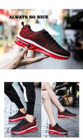 Zapatillas de correr para exteriores transpirables de malla Tamaño grande para parejas, con suelo de aire amortiguado Zapatillas deportivas casuales para hombres y mujeres - details 4