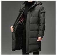 Chaquetas con capucha de plumón de pato blanco para hombre Parka impermeable gruesa y cálida de invierno para hombre Chaquetas de plumón Parka larga - details 13