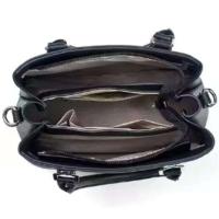 Bolso bandolera de lujo de alta gama para mujer, bolso de hombro hecho a mano de gran capacidad 21462, forro de poliéster - details 8
