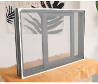 Mosquitera magnética de tul para ventanas, cortina de malla, extraíble, lavable, antimoscas, personalizada, bricolaje, Verano - details 18