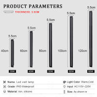 YNL Lámpara de Pared LED Moderna para Exteriores Impermeable IP67 Luz de Pared Larga de 110V 220V - details 4