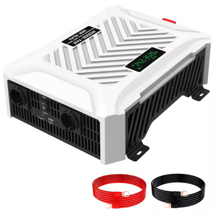 Inversor de onda sínusoidal puro 24V a 230V 3500W 7000W Convertidor de voltaje Solar Caravana - 1