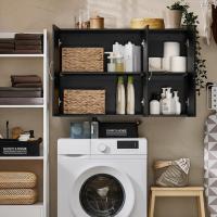 Mueble de Baño Colgante Armario de Pared con Estantes Ajustables Impermeable para Baño, Cocina o Lavadero Blanco 60x30x60 cm - details 36