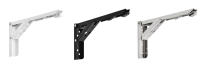 KAK-soportes de estante plegables de 2 piezas, acero inoxidable, 8-14 pulgadas, soporte de estante plegable resistente para mesa, ahorro de espacio, Hardware de bricolaje - details 4