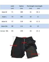 Fury Pantalones Deportivos de Secado Rápido para Hombres Doble Capa para Gimnasio y Entrenamiento PIESS Moda Deportiva - details 0