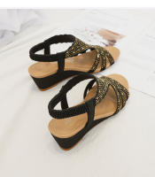 Zapatos bohemios de talla grande para mujer, zapatos de verano ligeros y sencillos para mujer, sandalias de tacón de cuña, zapatos de madre para mujer - details 13