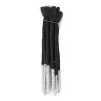 Extensiones de trenzas de pelo sintético para hombres Afro, 1 Uds., rastas hechas a mano, peluca Reggae negra, trenzas rizadas a granel, cabello trenzado de ganchillo - details 2