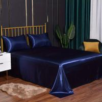 Juego De Cama De Satén De 3/4 piezas, Sábana Ajustable De Color Sólido, Suave Y Cómoda, Para Dormitorio Y habitación - details 6