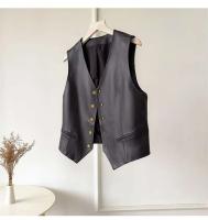 Chaquetas de moto de cuero sintético con un botón para mujer, chaquetas de Pu que combinan con todo, prendas, novedad primavera y otoño 2024 - details 5