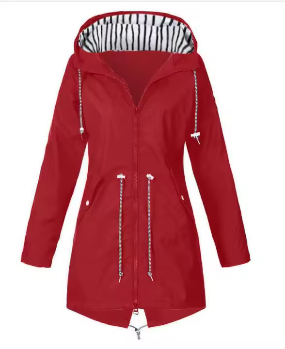 Chaqueta de tortuga para mujer, cremallera de otoño e invierno, chaqueta de montañismo de moda con capucha para exteriores 3 en 1 - 1