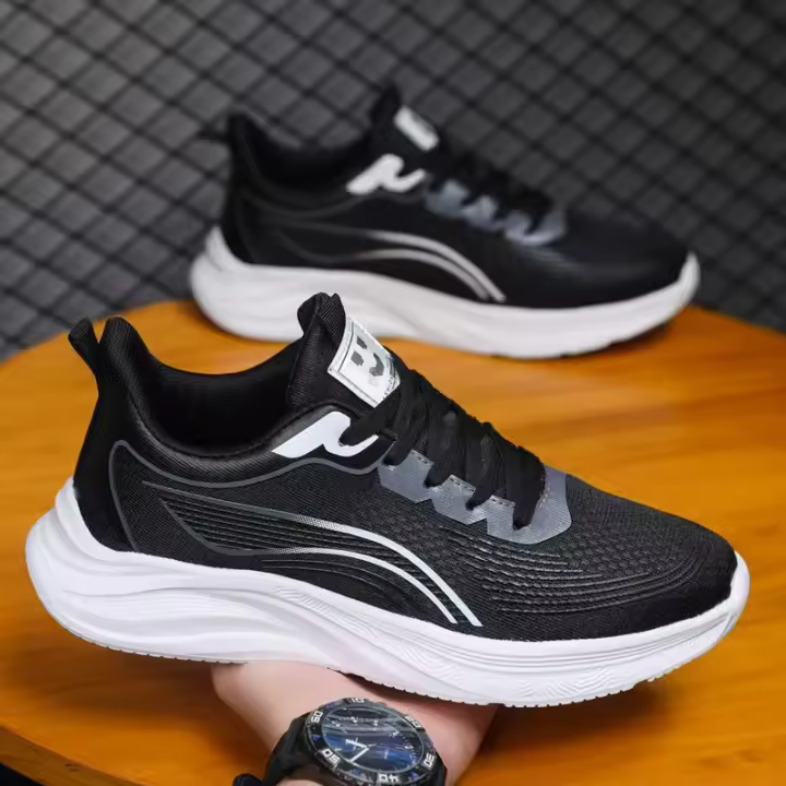 Zapatillas de Correr Suaves y Ligeras para Hombres 2025 Suela de Malla Transpirable Antideslizante Resistente al Desgaste Zapatillas Casuales sin Olor - 1