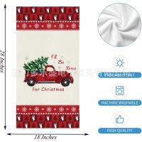 Paño de Cocina Navideño Secado Rápido Diseño de Copo de Nieve Lindo Paño de Mano Decorativo para Limpieza de Cocina - details 8