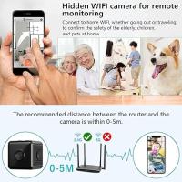 Home security camera, wireless camera, security camera with wide angle lens, nanny camera, baby monitor with night vision and motion detection, elderly, baby, pet sitting - details 12