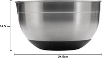 Cuenco de cocina de 24 cm, bol para mezclar de 5L con base de silicona, acero inoxidable Cromargan, apto para lavavajillas - details 6