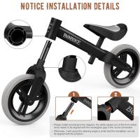 Bicicleta para Niños Ultraligera Sin Pedales, Altura Ajustable, Candado para Volante, Para Niños y Niñas de 1,5 4 Años - details 17
