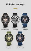 Reloj de Cuarzo de Lujo para Hombres Megir Correa de Silicona Reloj Deportivo de Ejército Impermeable Estilo de Negocios - details 6