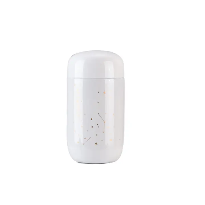 Taza de café a prueba de fugas, frasco térmico, botella de agua, acero inoxidable, cielo estrellado lindo, 200ml - 1