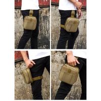 Bolsa para piernas al aire libre, bolsa occidental, sistema Molle táctico impermeable, juego de primeros auxilios, bolsa médica para caza, senderismo, bolsa para piernas - details 4