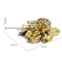 Piececool-rompecabezas de Metal 3D Skynet Spider, modelo de tanque superpesado, Kits de construcción, juguete DIY para adolescentes - details 4