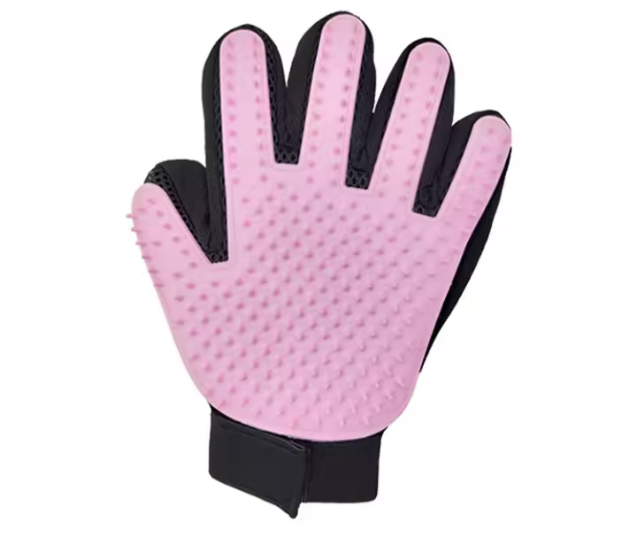 Peines de perro gato peines de mascota peines de perro peinado guantes cepillo Deshedding limpieza efectiva masaje de espalda depilde baño Animal - 1