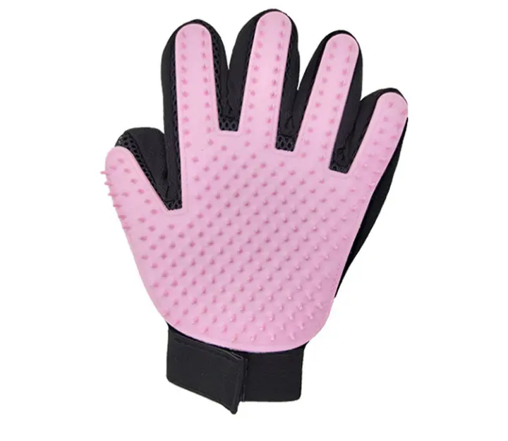 Peines de perro gato peines de mascota peines de perro peinado guantes cepillo Deshedding limpieza efectiva masaje de espalda depilde baño Animal - 1