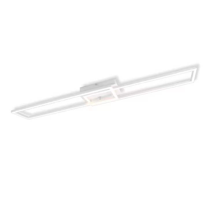 Lámpara de techo LED CBJKTX blanca con marco moderno de 32W 3000K - 1
