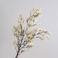 Rama de flor de melocotón Artificial de 97cm, tacto Real, elegante flor de melocotón de seda, decoración de boda de flores falsas hechas a mano de plástico - details 18