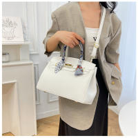 Kelly bolso de seda texturizada bufanda lichi patrón bolso de moda hombro de moda bolso de las mujeres - details 34