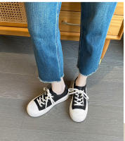 Pastel de queso nueva tendencia color coincidencia plataforma casual tablero zapatos versátil aumento de altura cabeza redonda zapatos blancos - details 21