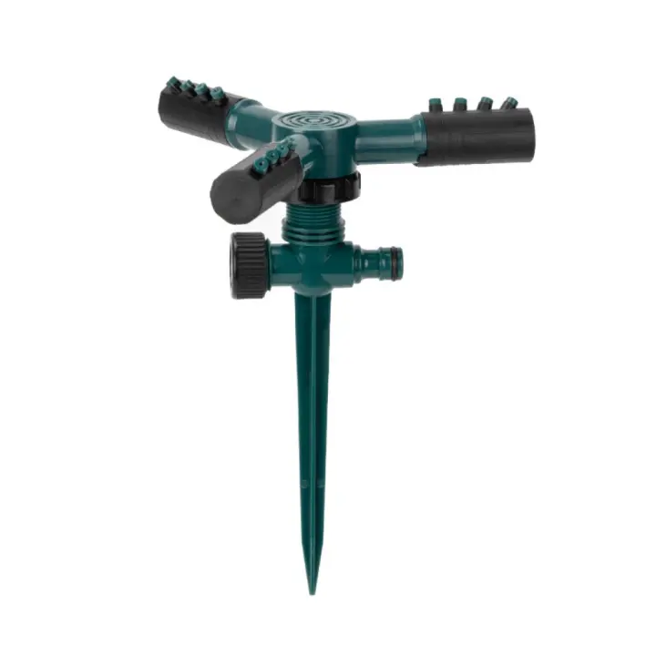 Herramientas de jardinería, rociador de riego ABS, boquillas automáticas giratorias, manguera de riego multiusos para césped - 1