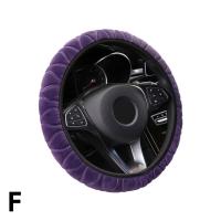 Funda de felpa para volante de coche, cuero corto suave y cálido, antideslizante, decoración de coche para hombres y mujeres, invierno - details 20