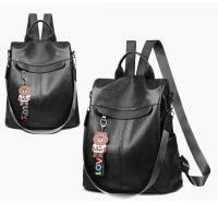 Mochila de Cuero Impermeable Antirrobo para Mujer, Bolso de Hombro, Mochila Escolar, Pequeño, informal, Bandolera - details 10